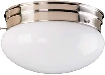 Quorum International 3015-8-65 2 Light Ceiling Flush Mount with 8" Plain White M