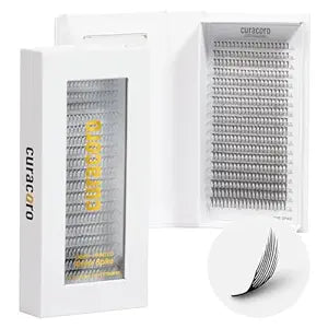 Curacoro Anime Feather Spikes Lash Extensions 9-16mm CC Curl (Black)