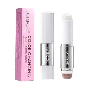 Color Changing Foundation Stick 18g, Self-Adapting Shade, 2-in-1 with Brush