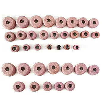 36 Pcs Sioux Valve Seat Grinding Stones/Wheels for Sioux Holder 11/16" Thread 80 Grit