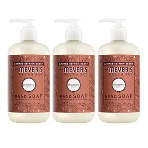 MRS. MEYER'S CLEAN DAY Liquid Hand Soap, Gingerbread, 12.5 fl oz, 3 Pack
