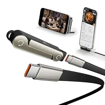 NKV 240w Stand Data Cable Invisible Foldable Holder Charger Cable