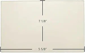 Carolina I Small Door Glass Replacement Γ 7 1/8" x 5 5/8" High-Temperature Ceramic Glass Panel (7GC1)