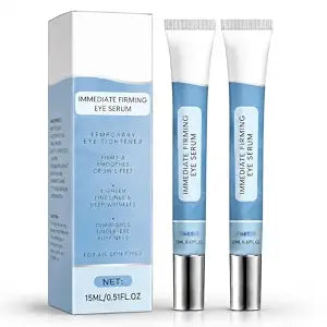 2 pack Instant Firming Eye Serum,Rapid Reduction Eye Serum,Under Eye Bags and Wrinkles Serum for DarkCircles, Fine Lines & Crow'S Feet.Suitable For Adult Men And Women Of Middle Age(0.33Fl Oz, 10ML)