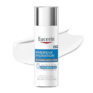 Eucerin Face Immersive Hydration Restoring Night Cream for Face 1.7 OZ