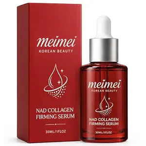 Meimei Firming Serum, NAD+ Firming Serum, Collagen Extract & Peptides Facial Serum, Anti-Aging Serum, with Wrinkle Appearance, Elasticity & Pore Care, Suitable for All Skin Types, 30ml / 1 Floz