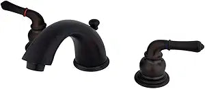 Kingston Brass KB965 Magellan Widespread Bathroom Faucet with Retail Pop-Up, Oil Rubbed Bronze