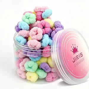 Soft Infant Hair Bands 100pcs Stretchy Fine Ponytail Holders for Kids