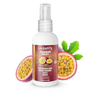 Loc Spray - Locsanity Daily Moisturizing Refreshing Spray for Dreadlocks, Locs, Sisterlocks - Passion Fruit Hair and Scalp Moisturizer for Dry Locs, Braids - Lightweight Plant-Based Care (4 fl oz)