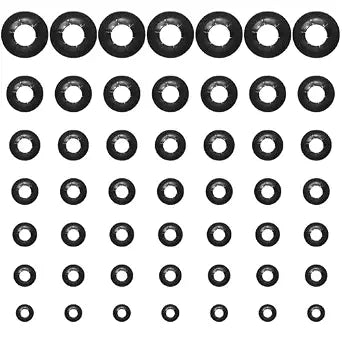 49 Pcs Lock Washer, Push Nuts, Combination kit