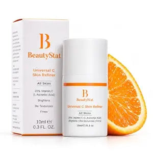 BeautyStat Vitamin C Facial Serum w/ Peptides, 20% Universal C Skin Refiner