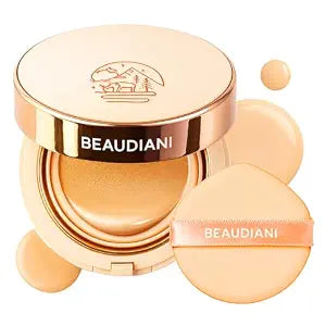 BEAUDIANI Natural Coverage ï¿½ï¿½ï¿½ Mesh Tight Up Cushion ï¿½ï¿½ï¿½ Korean Cushion Foundation, Semi-Matte Radiance, Long-lasting, Travel-Friendly Design (02 Light/M