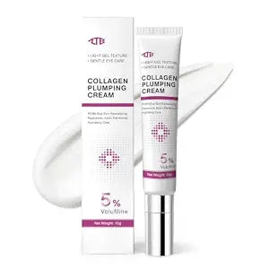 ZTEE PDRN Collagen Plumping Eye Cream | All In One Volufiline, PDRN & Peptides for Youthful-Looking Eyes, Helping Look of Fine Lines, Firming & Brightening Care | Gentle Light Gel, 15 g