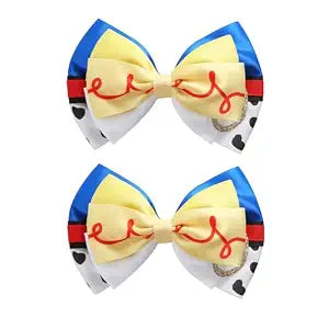 2PCS Hair Bow Clips Cartoon Party Accessories for Women