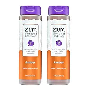 Zum Body Soap - Amber, 16 fl oz (2 Pack)