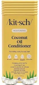 Kitsch Coconut Oil Hair Conditioner for Women & Men – Made in USA – 12 oz