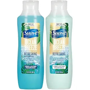 Suave Ocean Breeze Refreshing Shampoo & Conditioner Set, 22.5 Oz Ea