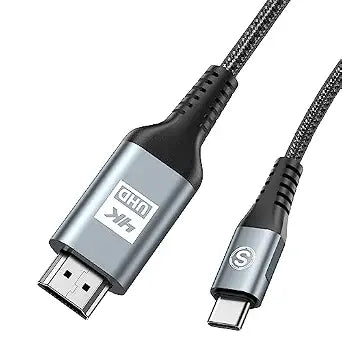 USB-C to HDMI Cable 5ft 4K High-Speed Thunderbolt 4/3 for iPhone 17 16 15
