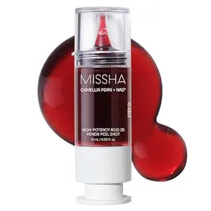 MISSHA PDRN NAD+ Renew Peel Shot 25, Korean Face Peel, 0.50 fl oz