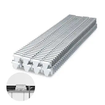 CL-72 Vertex Clips 3/4-Inch(18mm) Crown Hartco Clips 1120 PCS Galvanized M66 Clinch Clips for Clinching Tool, Clinching Clipper Gun, Spring Mattress (Galvanized, 1120 PCS/Box)