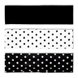 TERSE Polka Dot Headbands for Women Trendy Head Bands for Women's Hair, Women's Fashion Headband Vintage Hair Accessories