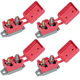 BFXM 4 PCS Auto Reset Circuit Breakers, 12v Circuit Breaker, 30 Amp Breaker