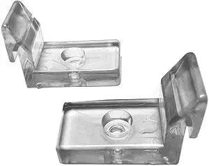 Gordon Glass Shower Door Jamb Guide/Bumper for Sliding Shower Doors - Pack of 2 (Clear)