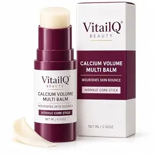 VitailQ Anti Wrinkle Calcium Balm, Hydrating Face Moisturizer for Eyes,Neck, Face