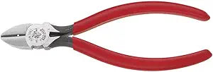 Klein Tools D252-6SW Pliers, Bell System Diagonal Cutting Pliers with Heavier Design for All-Purpose Use, Short Jaws, Tapered Nose, 6-Inch