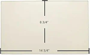 Enerzone Solution 1.6 Ceramic Glass Panel (14 3/4" x 8 3/4") | High-Temperature OEM Replacement