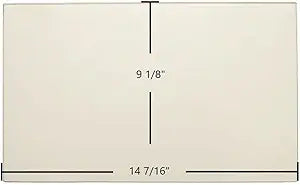 Breckwell SWC31, SW2100, SW4100 Door Glass Replacement Γ 14 7/16" x 9 1/8" High-Temperature Ceramic Glass Panel (891813)