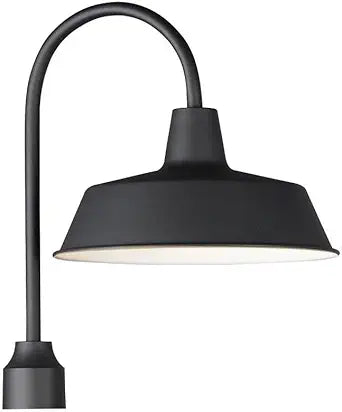 Maxim Lighting Pier M 1-Light Light Fixture | Black Aluminum Finish | Aluminum Shade | Transitional Indoor Light Fixture | Dimmable Wet Rated | Home Decor Light Fixture | Pier M Collection | 35010BK