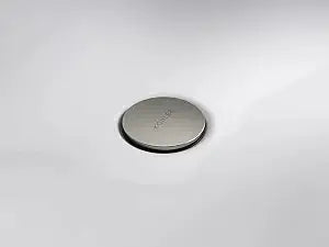 Kohler RH1274364-BN Clicker Drain with Overflow in Vibrant Brushed Nickel, 2.76 x 2.76 x 9.72 inches