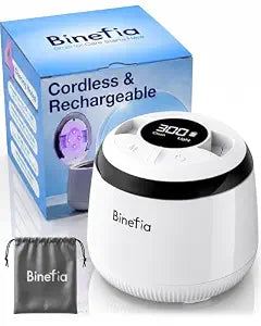 Cordless Ultrasonic Retainer Cleaner Machine, 50kHz Dental Cleaning Pod