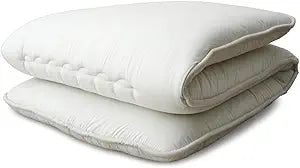  Japanese Floor Futon, Full, 4" Thicken Foldable Shikibuton for Balance of Comfort, Support, and Simplicity  Traditional Batting Core, 100% Cotton Cover 22200052(92517)