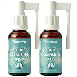 Naturva Lung Cleansing Spray with Eucalyptus, Peppermint & Herbal Extracts