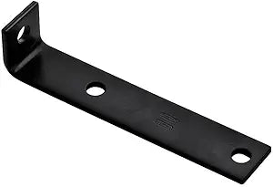 National Hardware N351-480 1.5 X 3/16 Black Offset Leg Corner Brace