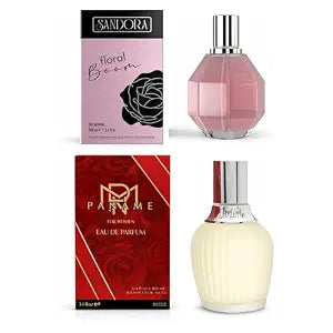 Sandora Fragrances Women's Perfume 2-Pack – Eau de Parfum – Two Full-Size 100 ml Bottles – Rich Floral Feminine + Modern Sweet Feminine Fragrance
