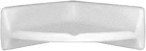Daltile Restore 8-1/2 in. x 8-1/2 in. x 2-5/8 in. Ceramic Wall Mounted Corner Shelf in Bright White