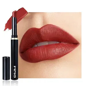 Brick Red Velvet Matte Lipstick,Creamy Lightweight Hydrating Lip stick, Highly Pigmented Long Lasting Waterproof Lip Color, Smooth Non-Drying Soft Lip Makeup 24 Hours for Women Vegan & Cruelty-Free