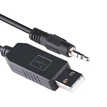 USB to 3.5mm Stereo Plug AJ Programming Cable for Xiegu G90 X5105 G1M G106 HF Transceivers Firmware Upgrade and CAT Control