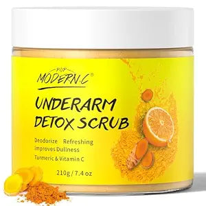 Underarm Detox Scrub with Turmeric Vitamin C Dark Spot Armpit Remover