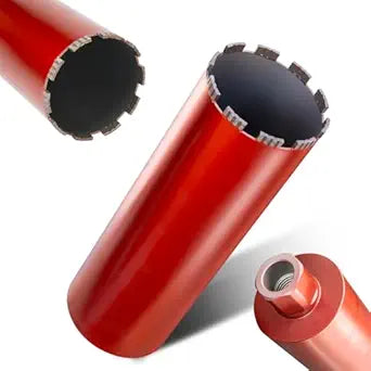 RDT 4" Diamond Drill Core Bits for Concrete Masonry Brick and Stone, Laser-Welded Wet Drill Bit, 14" Drilling Depth, 1-1/4"-7 Arbor, for Construction & DIY Home Renovation