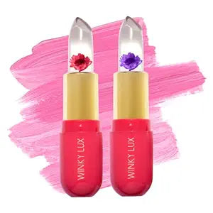 Winky Lux Flower Balm Duo - pH Color Changing Lipstick & Tinted Balm Duo