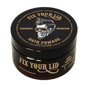Fix Your Lid Hair Pomade for Men, Medium Hold High Shine, 3.75 oz