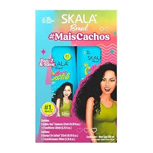 SKALA Mais Cachos Shampoo & Conditioner Kit 10.99 Fl Oz Each