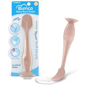 Bumco Baby Bum Brush - Diaper Cream Spatula Applicator (Rose Pink)