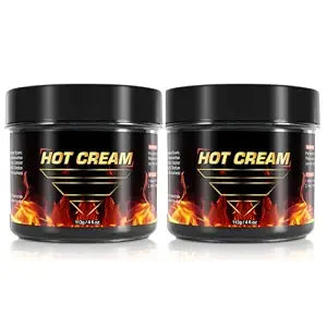 Hot Sweat Cream 2 Pack, 4 oz Each Jar (Total 8 oz), Sweat Enhancer Cream for Women & Men, Workout Sweat Cream