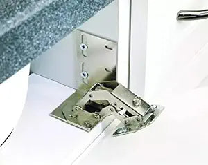 Sink-Front Tip-Out Tray Hinges, Adjustable 45-90 Degree, Black Metal, Modern/Contemporary Style