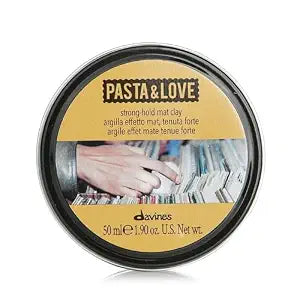 Davines Pasta & Love Strong Hold Mat Styling Clay, Long-Lasting Definition
